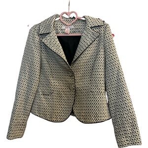 Stylish Black and White Women's Jacket